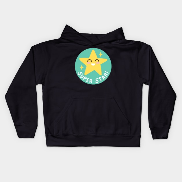 Super star! Kids Hoodie by PanyaCreative